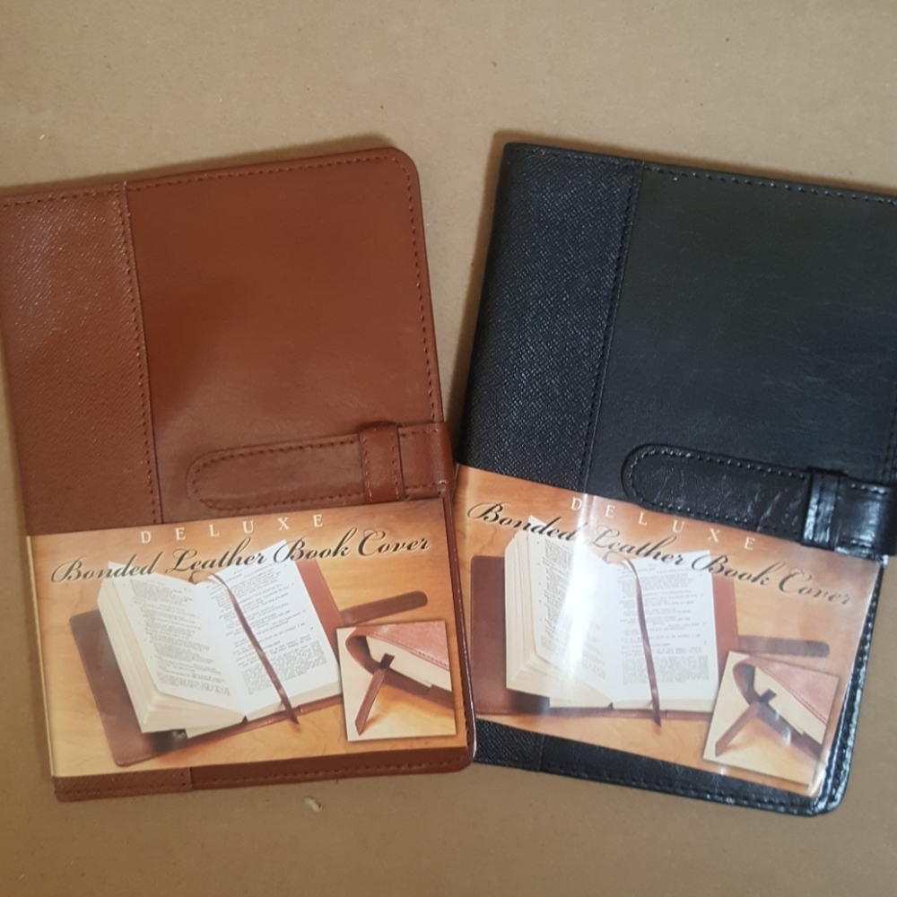 NWT Leather Book Covers